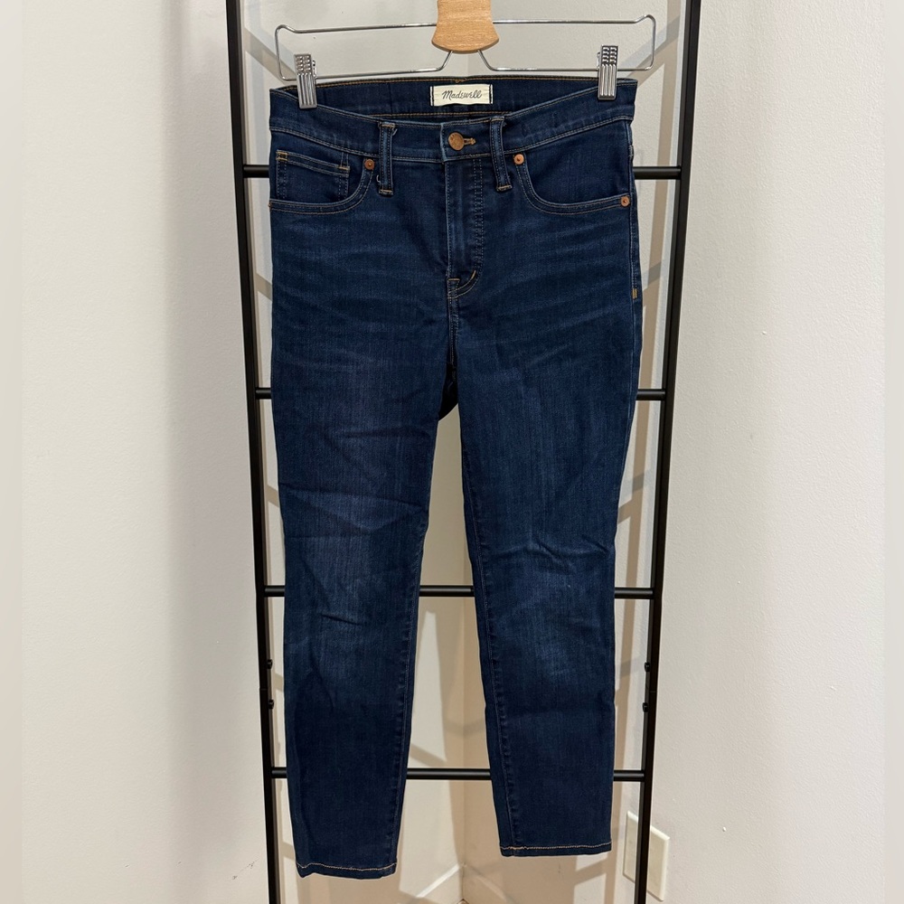 Madewell 9” Mid Rise Skinny Jeans, size 26